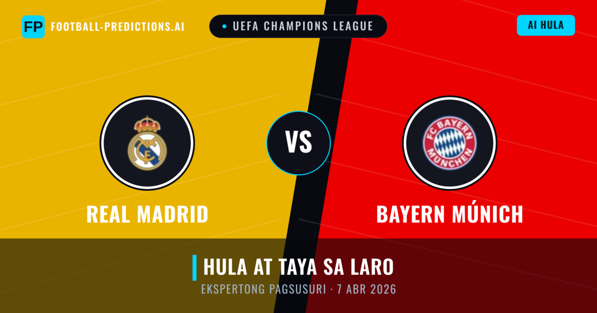 Real Madrid vs Bayern Múnich — hula at preview ng laban