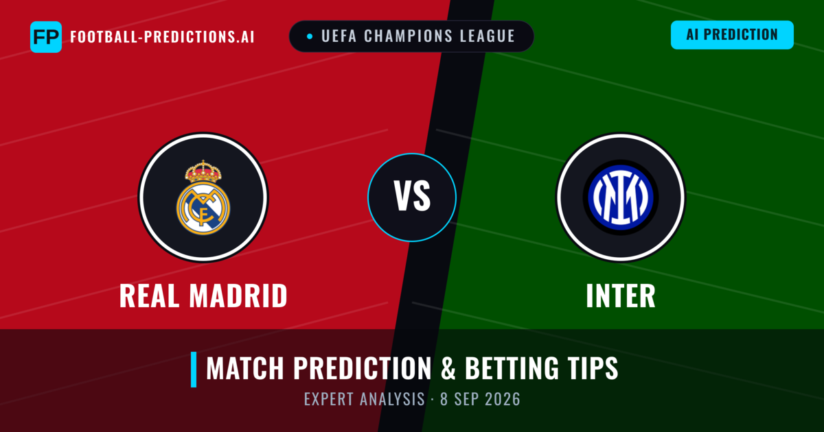 Real Madrid vs Inter — match prediction & preview