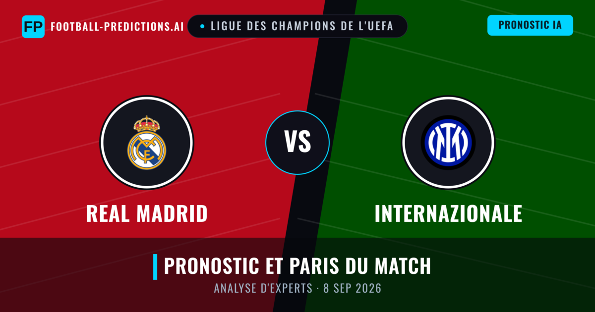 Real Madrid vs Internazionale — pronostic et avant-match