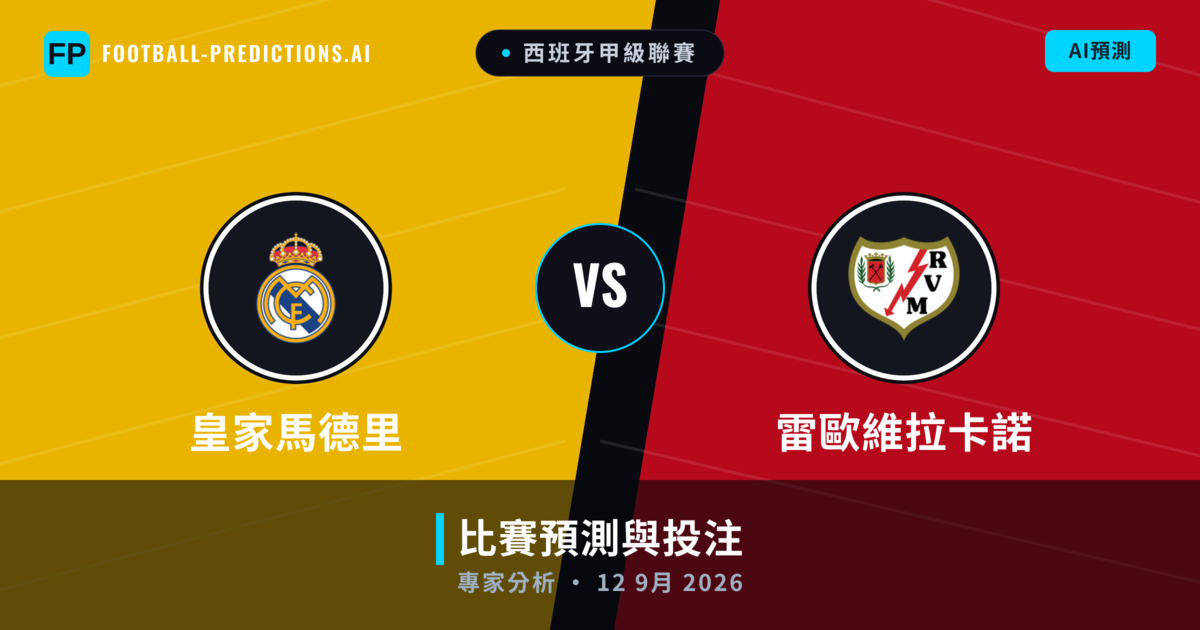 皇家馬德里 vs 雷歐維拉卡諾 — 比赛预测和前瞻