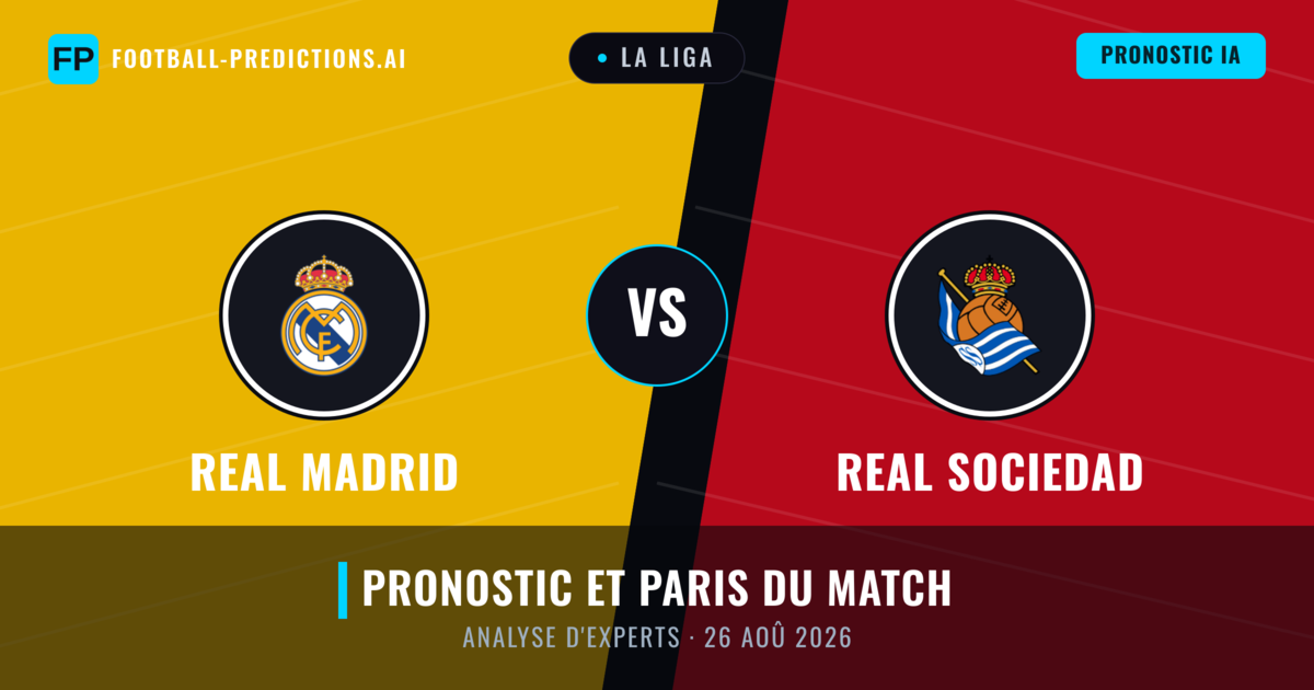 Real Madrid vs Real Sociedad — pronostic et avant-match