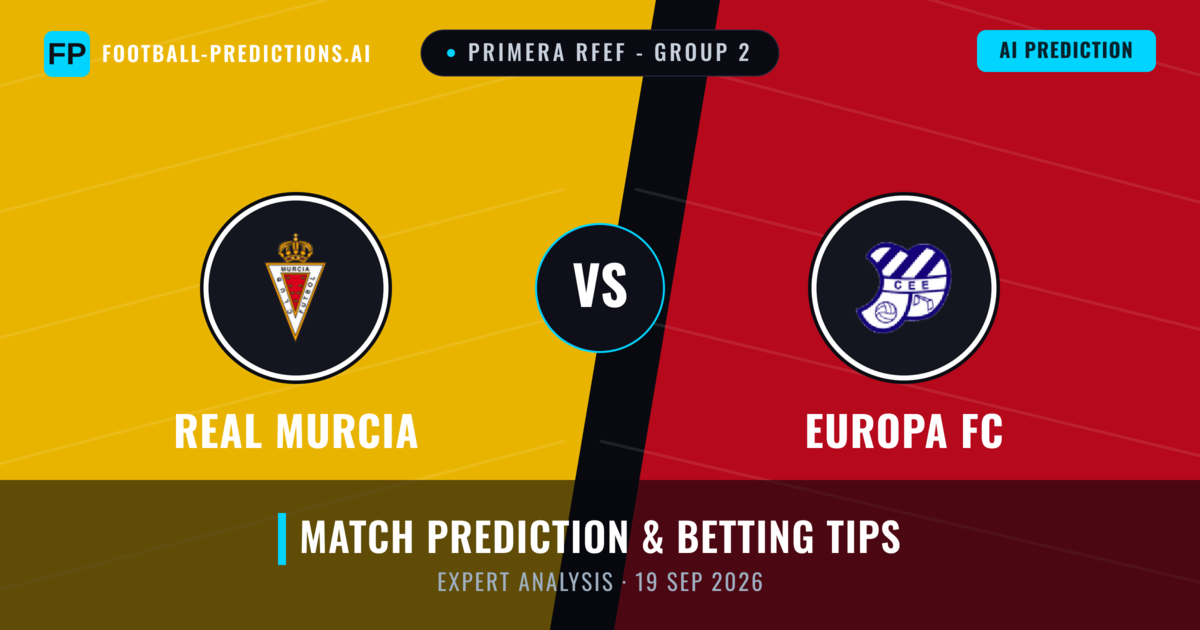 Real Murcia vs Europa Fc — match prediction & preview