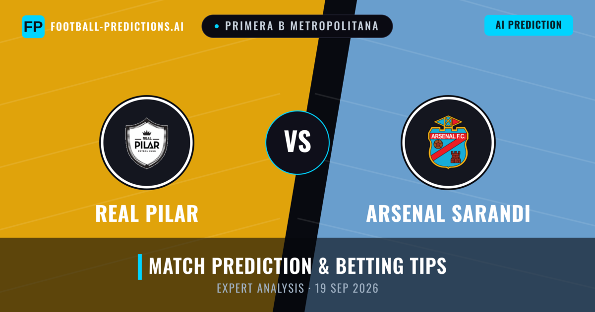 Real Pilar vs Arsenal Sarandi — match prediction & preview
