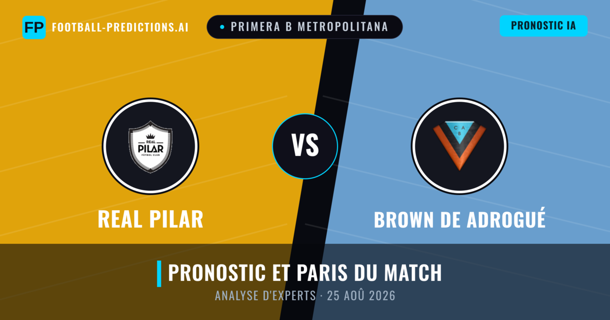 Real Pilar vs Brown de Adrogué — pronostic et avant-match