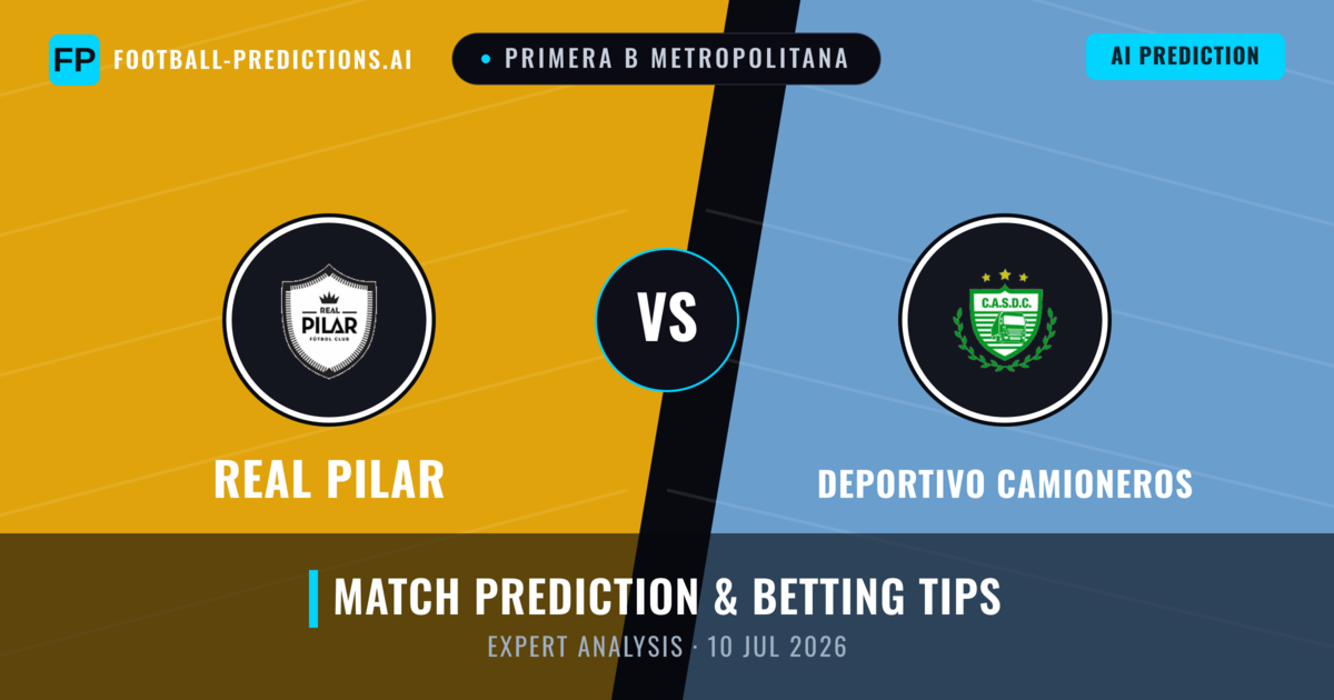 Real Pilar vs Deportivo Camioneros — match prediction & preview