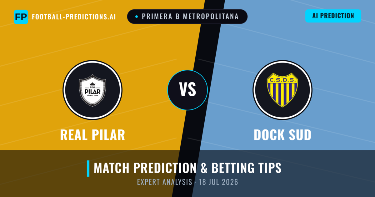 Real Pilar vs Dock Sud — match prediction & preview