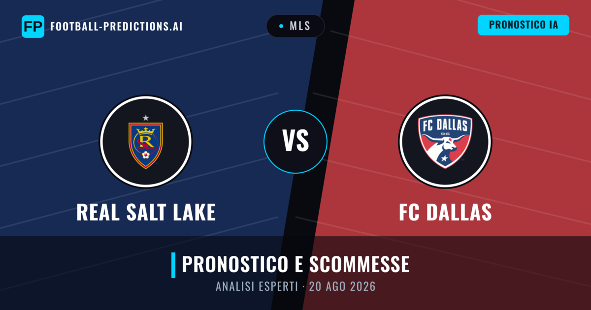Real Salt Lake vs FC Dallas — pronostico e anteprima del match