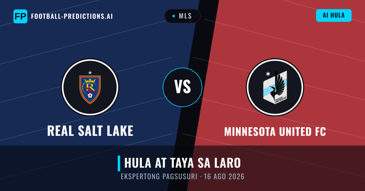 Real Salt Lake vs Minnesota United FC — hula at preview ng laban