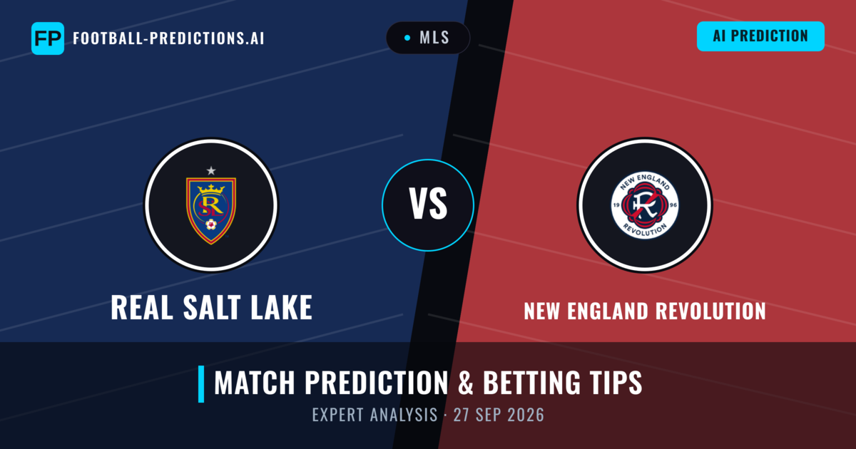 Real Salt Lake vs New England Revolution — match prediction & preview