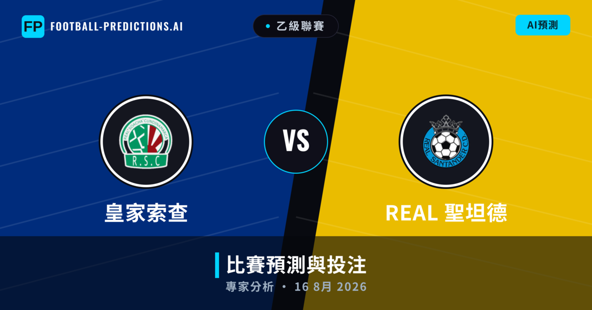 皇家索查 vs real 聖坦德 — 比赛预测和前瞻