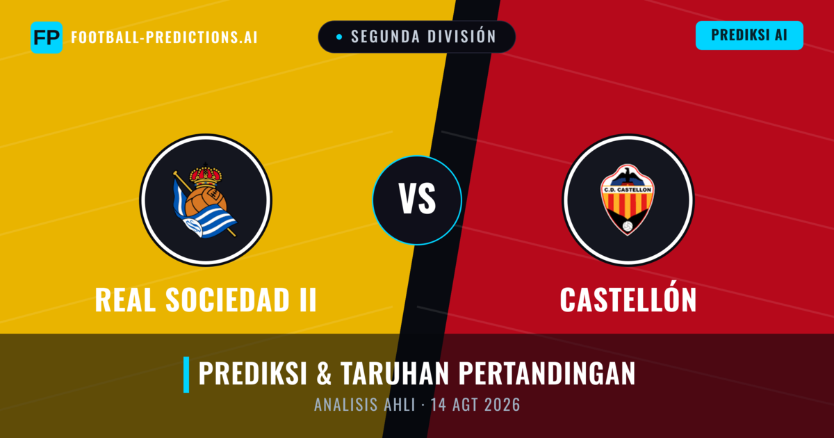 Real Sociedad II vs Castellón — prediksi dan pratinjau pertandingan