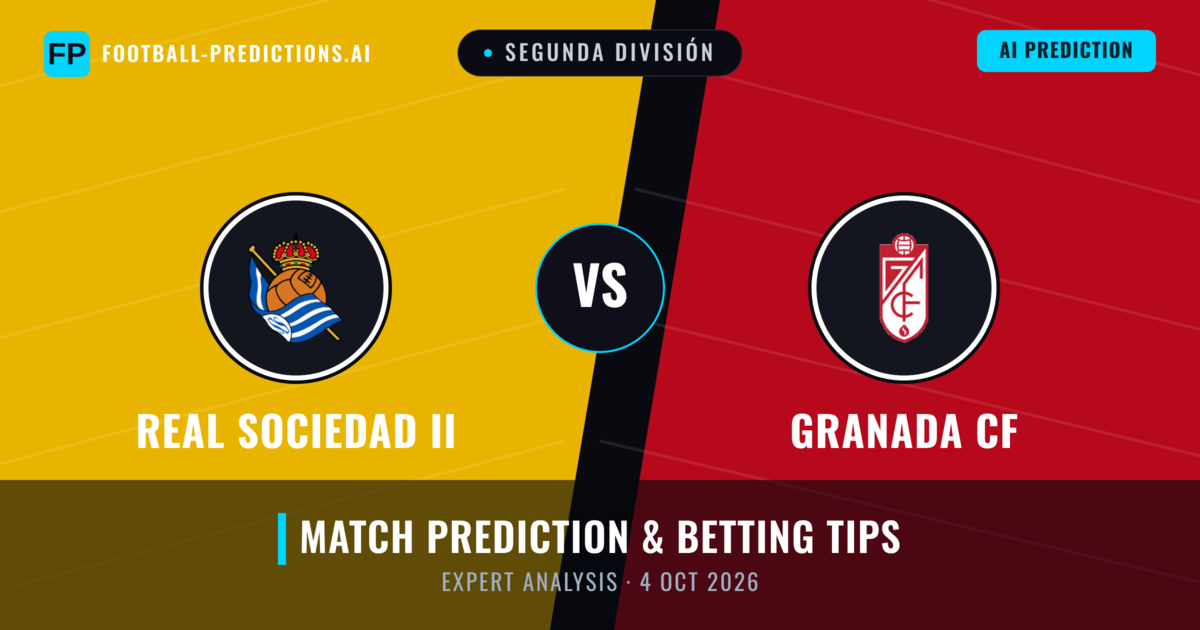 Real Sociedad II vs Granada CF — match prediction & preview