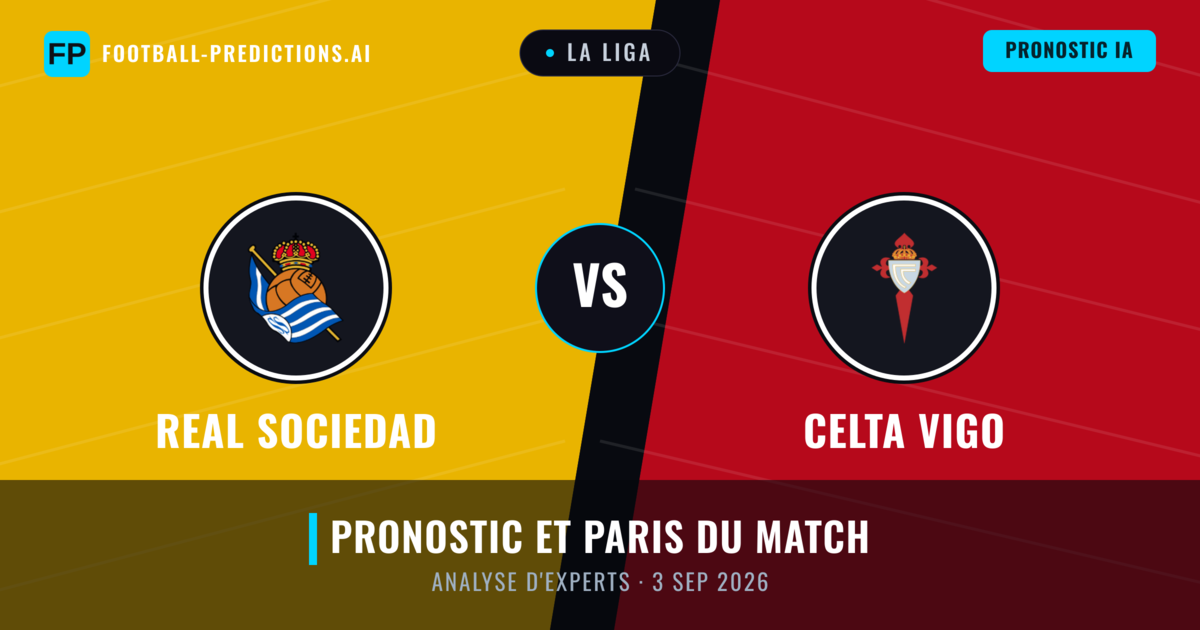 Real Sociedad vs Celta Vigo — pronostic et avant-match