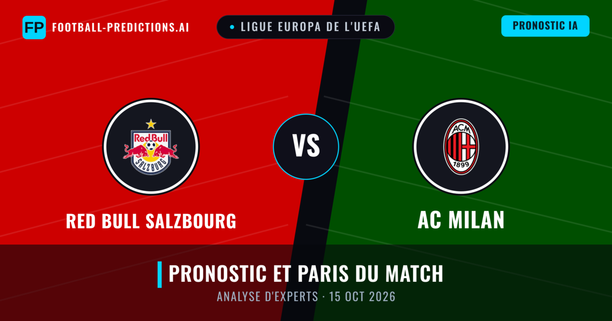 Red Bull Salzbourg vs AC Milan — pronostic et avant-match