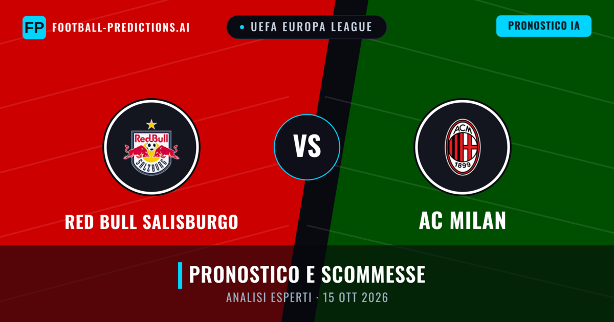Red Bull Salisburgo vs AC Milan — pronostico e anteprima del match