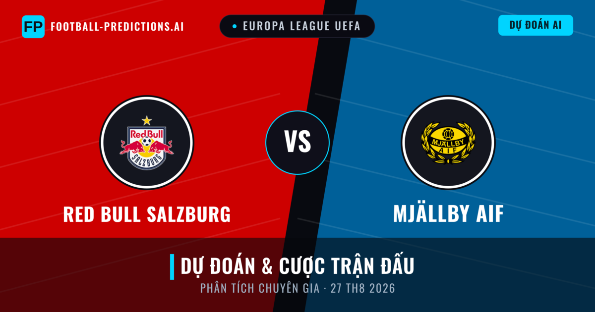 Red Bull Salzburg vs Mjällby AIF — dự đoán và xem trước trận đấu