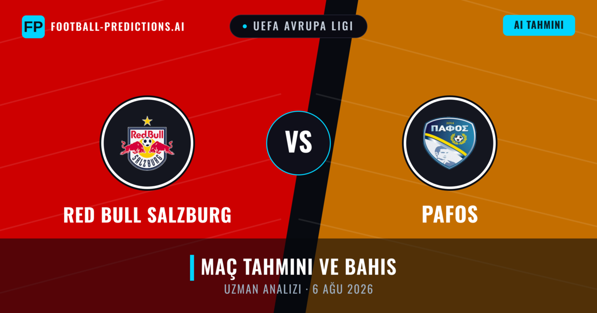 Red Bull Salzburg - Pafos — maç tahmini ve önizleme