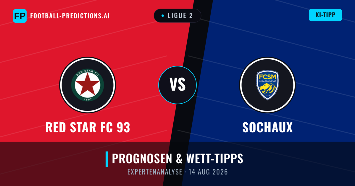 RED Star FC 93 vs Sochaux — Prognose und Spielvorschau