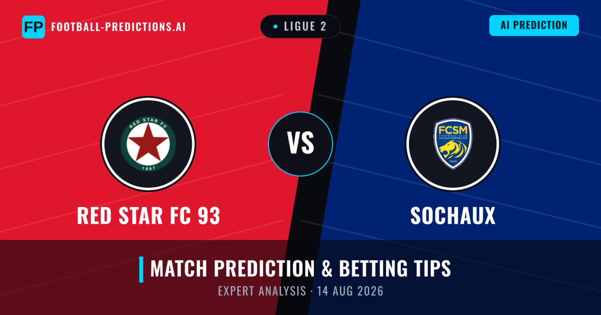 RED Star FC 93 vs Sochaux — match prediction & preview