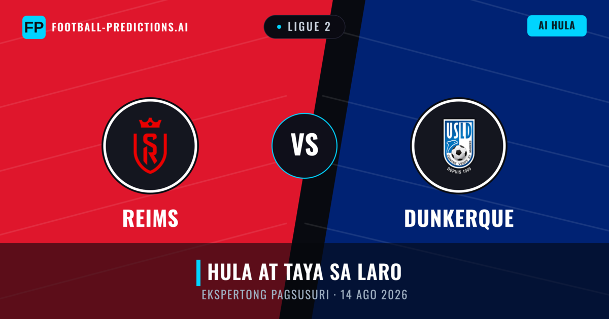 Reims vs Dunkerque — hula at preview ng laban