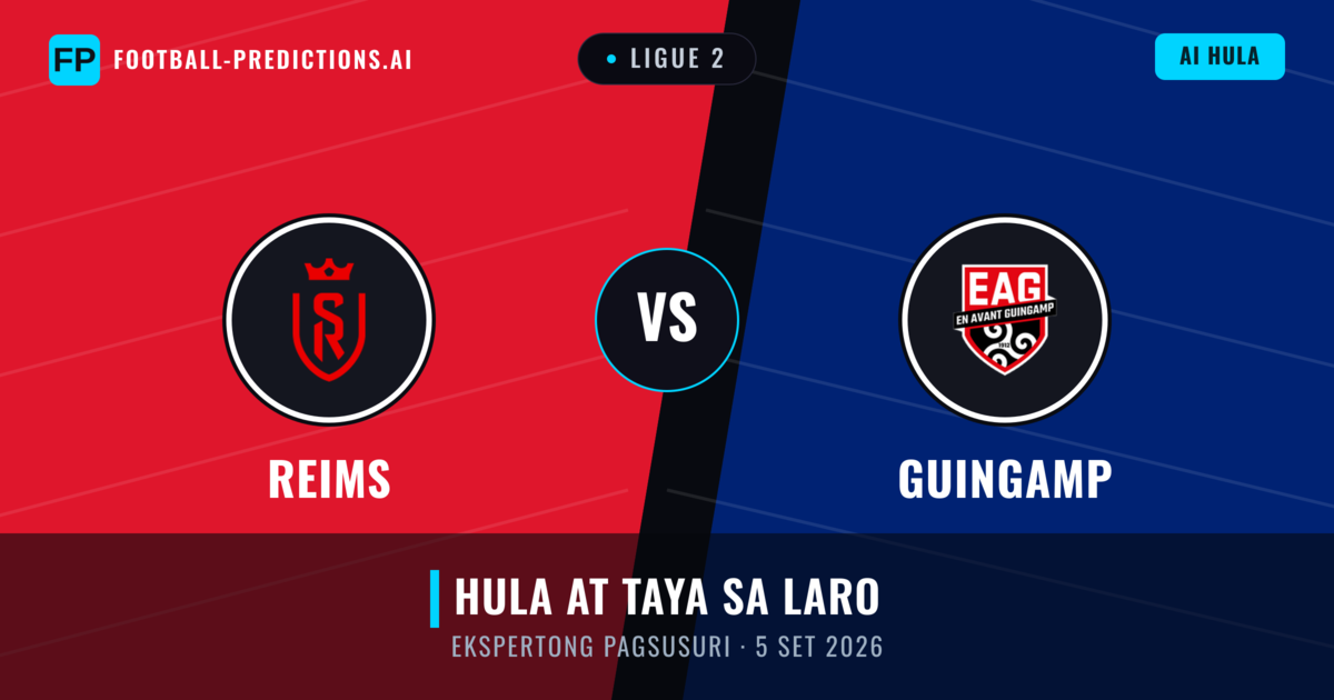 Reims vs Guingamp — hula at preview ng laban