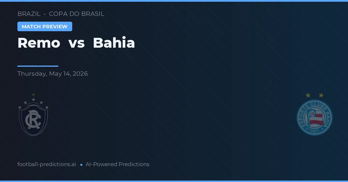 Remo vs Bahia — Prognose und Spielvorschau
