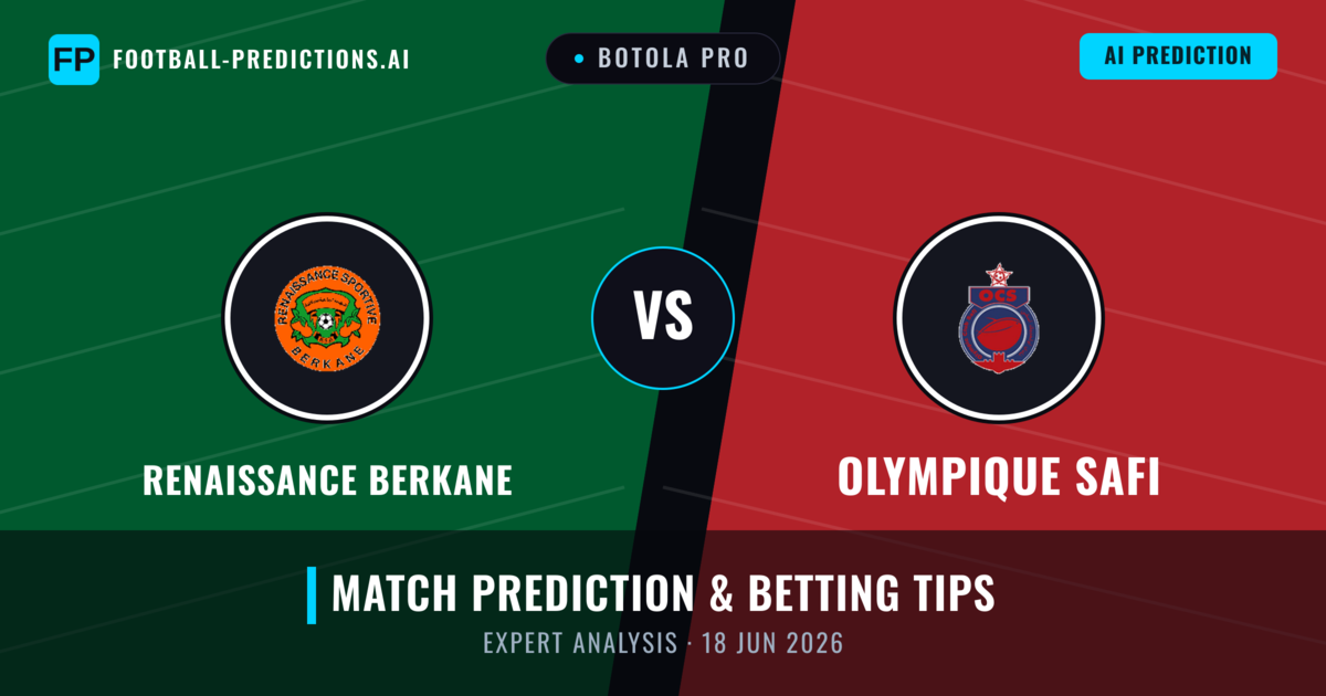 Renaissance Berkane vs Olympique Safi — match prediction & preview