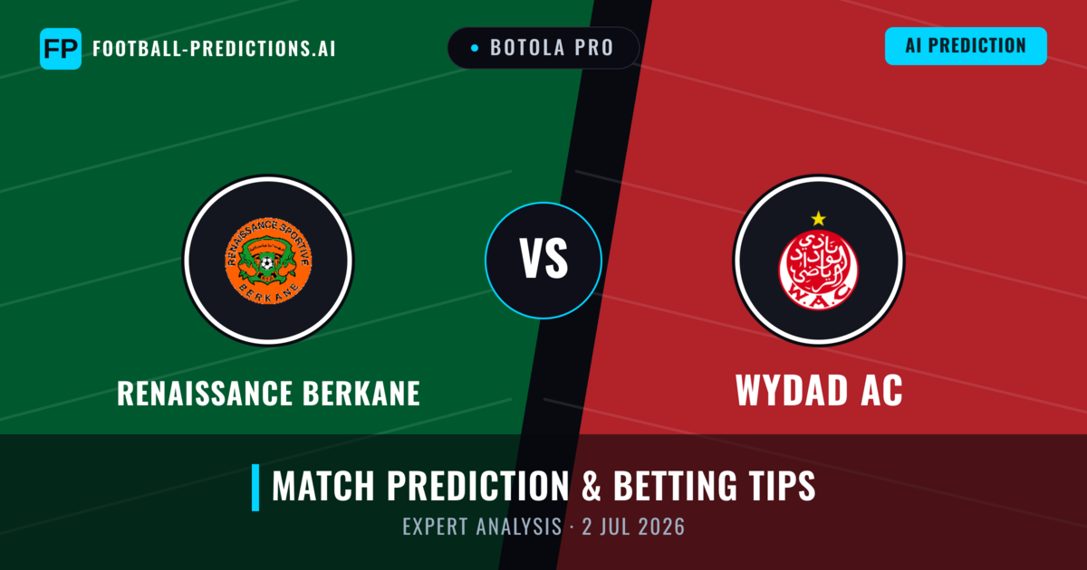 Renaissance Berkane vs Wydad AC — match prediction & preview
