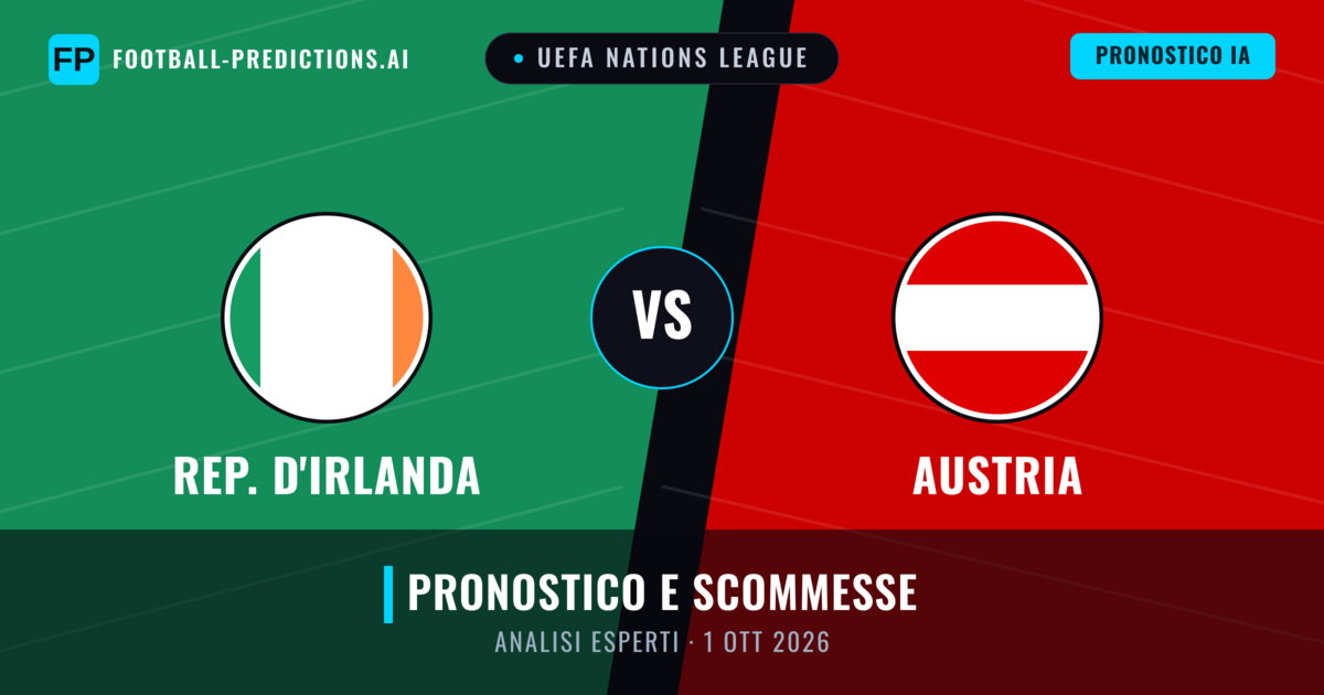 Rep. d'Irlanda vs Austria — pronostico e anteprima del match