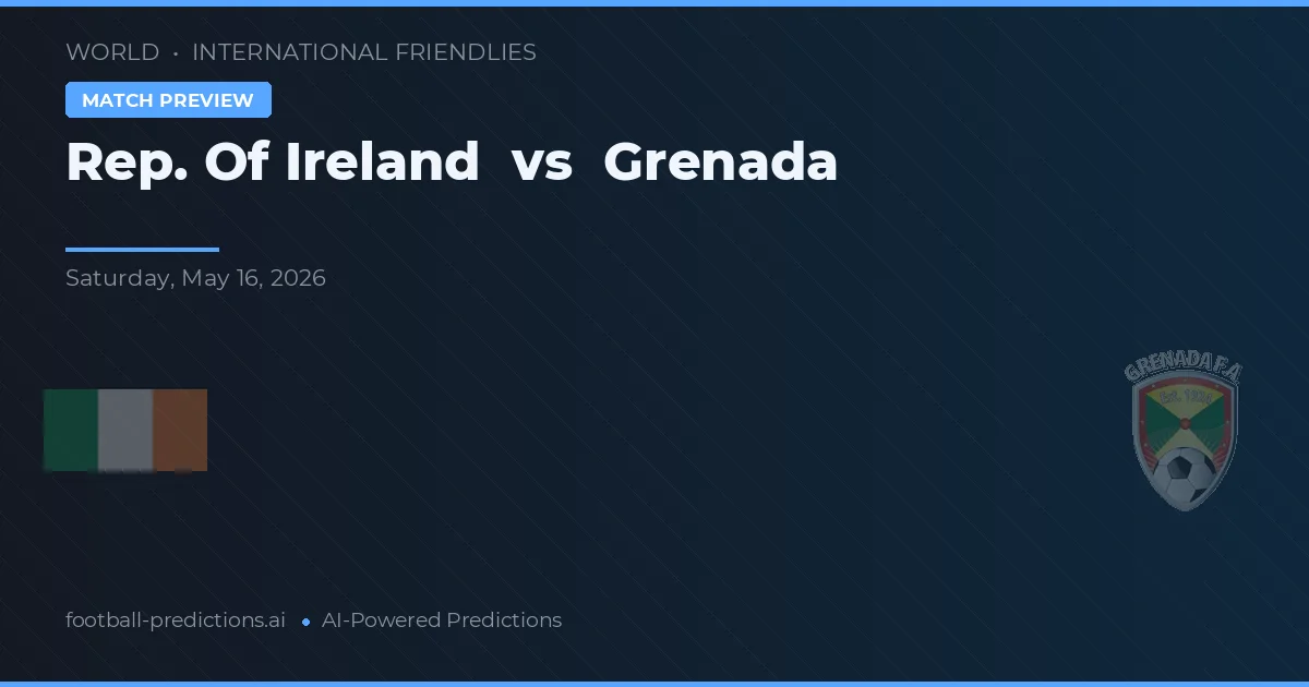 République d'Irlande vs Grenada — pronostic et avant-match