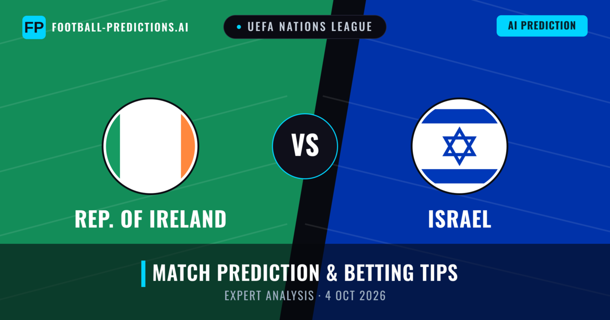 Rep. Of Ireland vs Israel — match prediction & preview