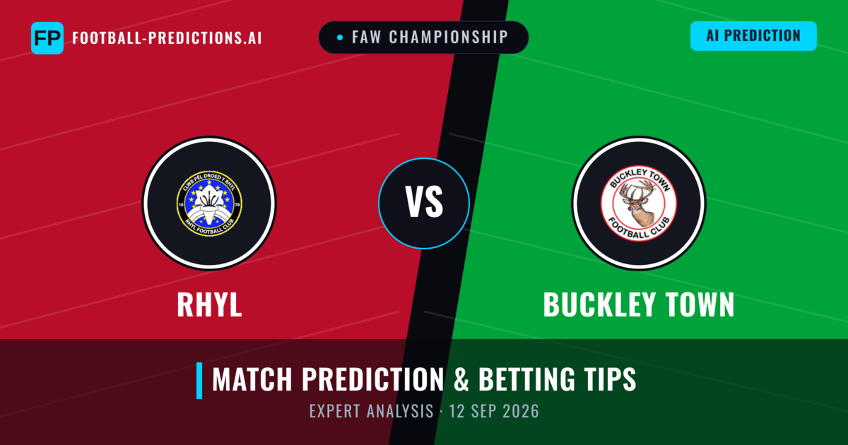 Rhyl vs Buckley Town — match prediction & preview