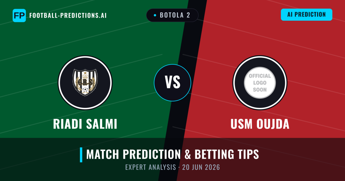 Riadi Salmi vs USM Oujda — match prediction & preview