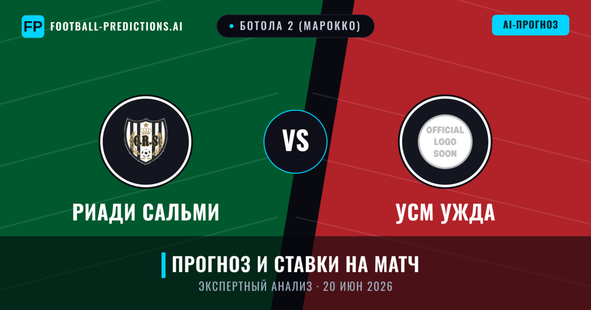 Риади Сальми – УСМ Ужда — прогноз и превью матча