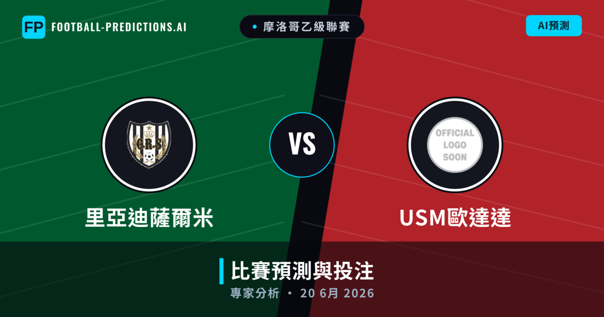 里亞迪薩爾米 vs USM歐達達 — 比赛预测和前瞻