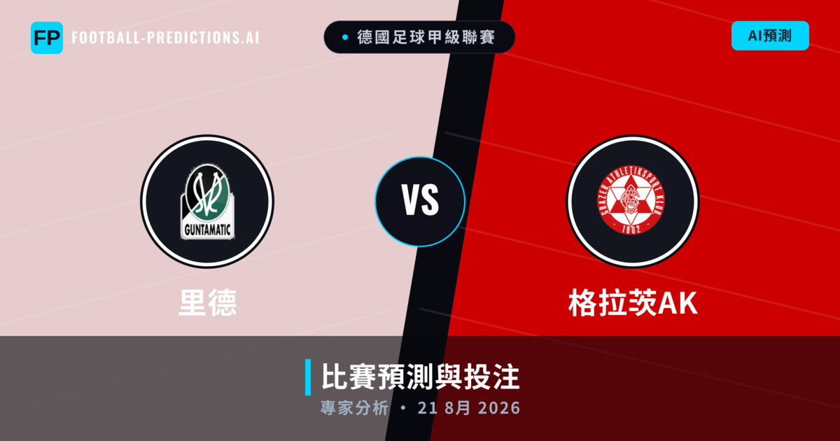 里德 vs 格拉茨AK — 比赛预测和前瞻