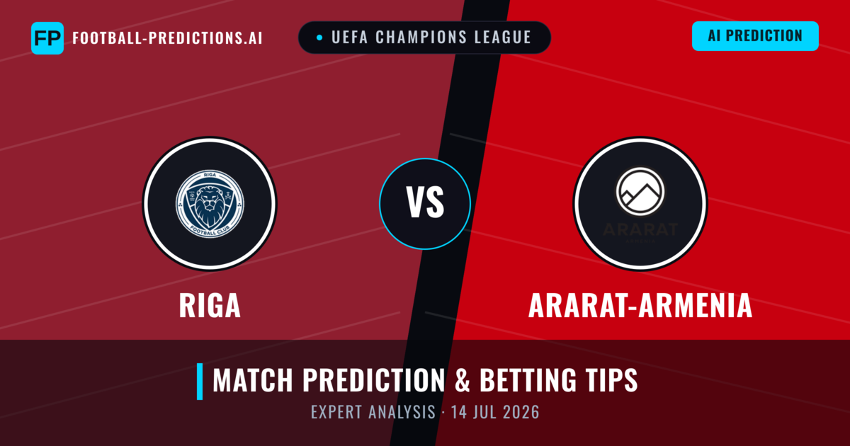 Riga vs Ararat-Armenia — match prediction & preview