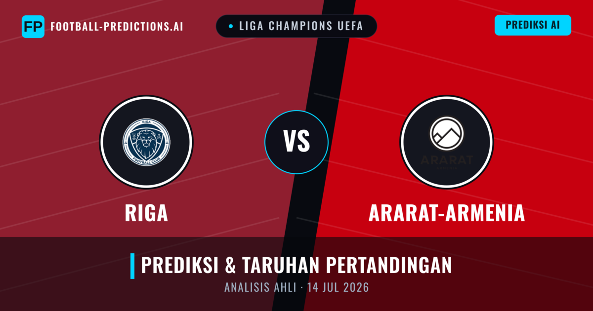 Riga vs Ararat-Armenia — prediksi dan pratinjau pertandingan