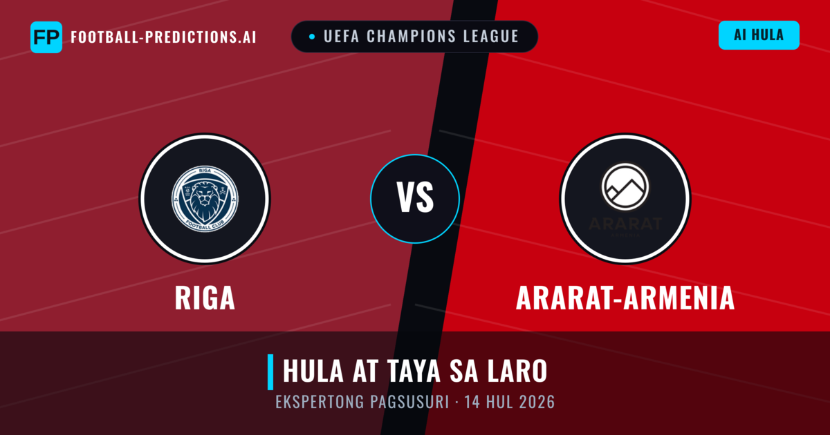 Riga vs Ararat-Armenia — hula at preview ng laban
