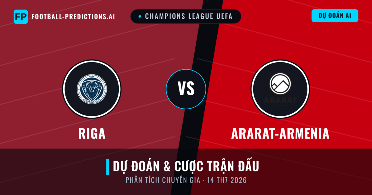 Riga vs Ararat-Armenia — dự đoán và xem trước trận đấu