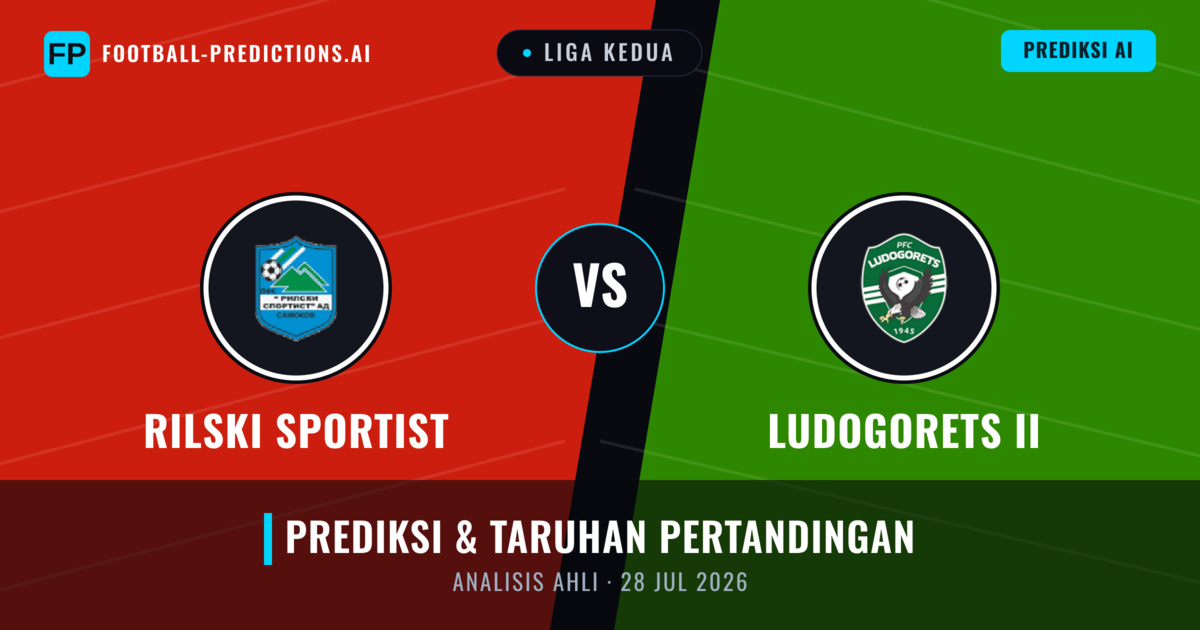 Rilski Sportist vs Ludogorets II — prediksi dan pratinjau pertandingan