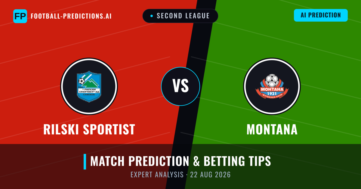 Rilski Sportist vs Montana — match prediction & preview
