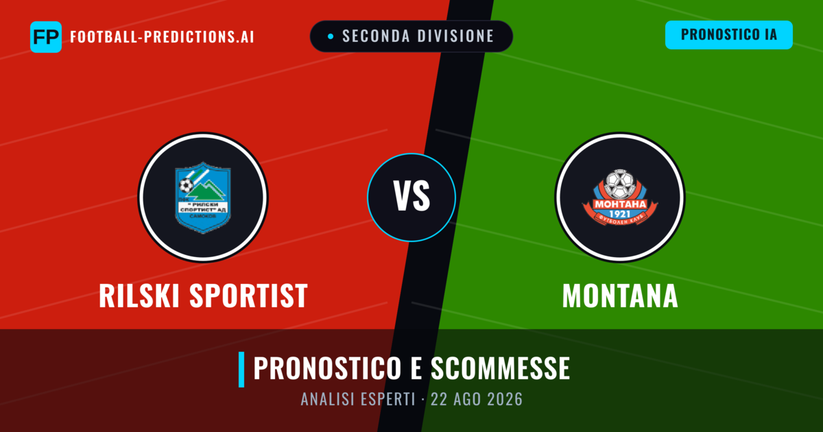 Rilski Sportist vs Montana — pronostico e anteprima del match