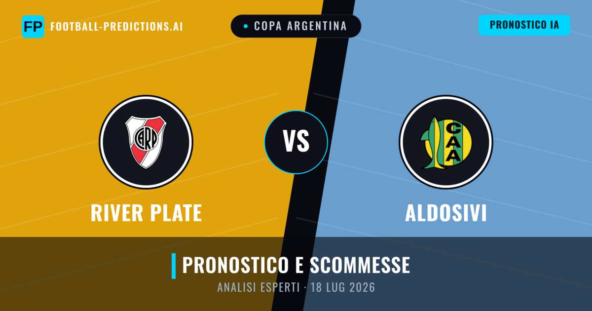River Plate vs Aldosivi — pronostico e anteprima del match