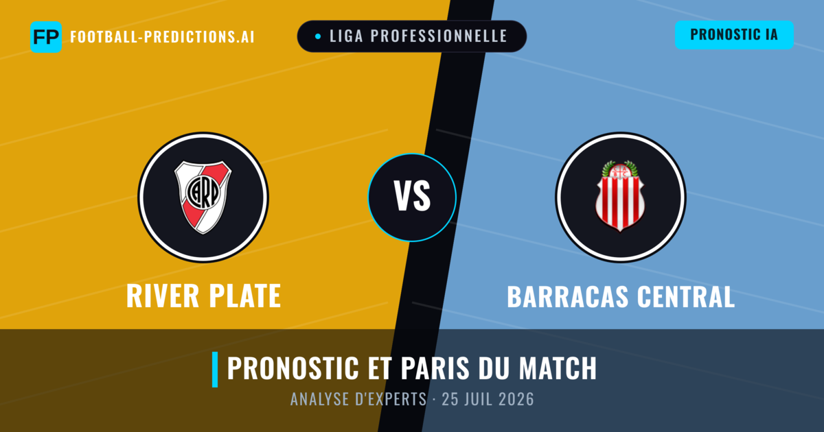 River Plate vs Barracas Central — pronostic et avant-match