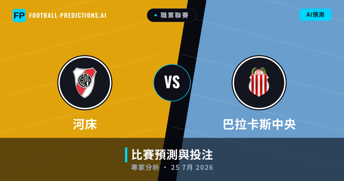 河床 vs 巴拉卡斯中央 — 比赛预测和前瞻