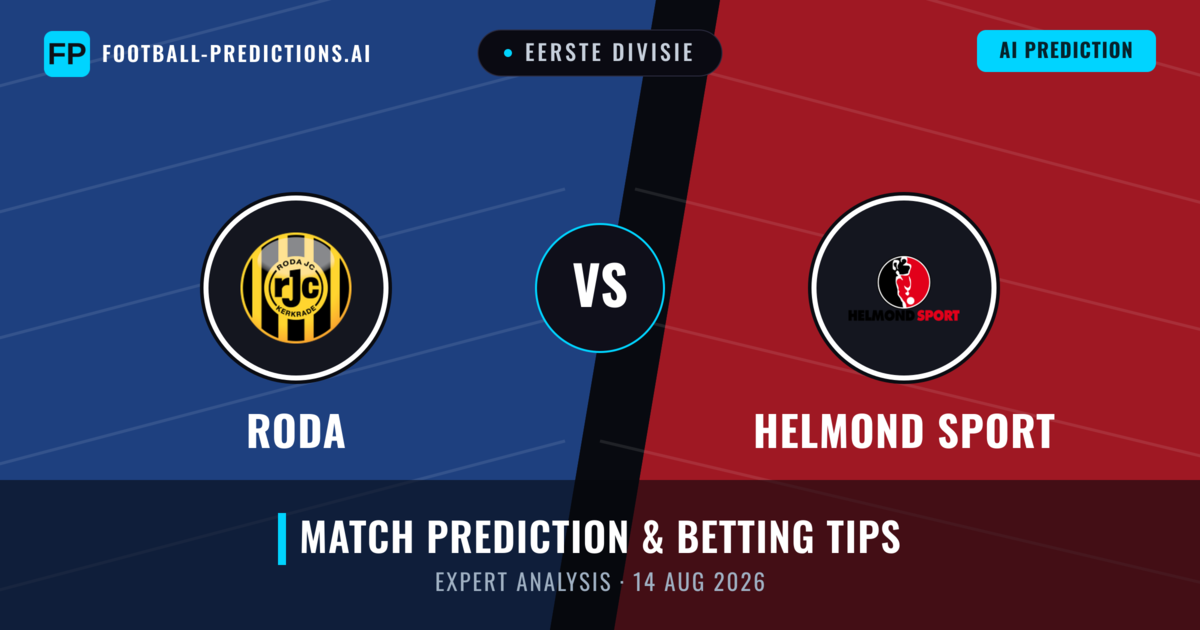 Roda vs Helmond Sport — match prediction & preview