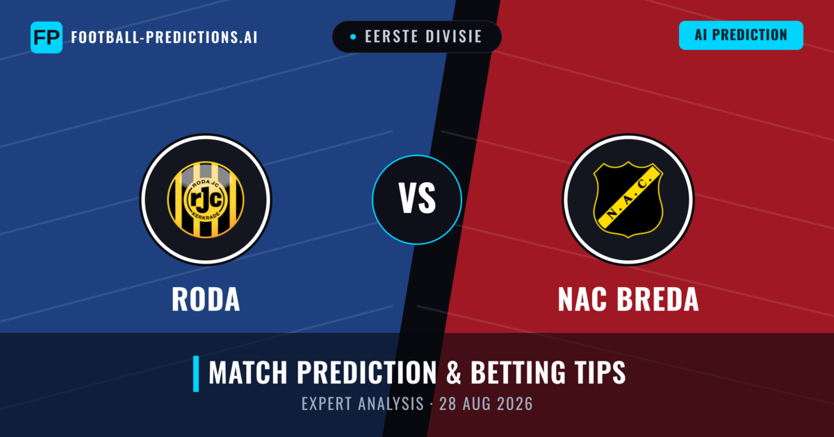 Roda vs NAC Breda — match prediction & preview