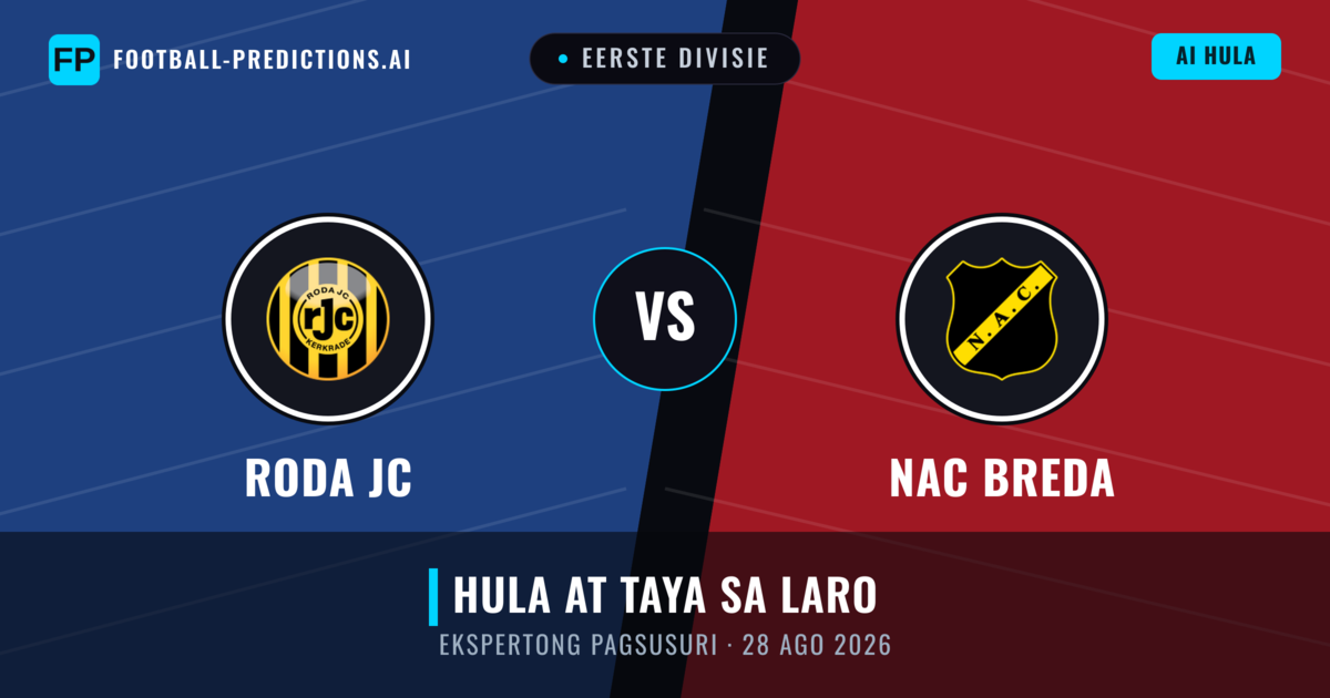 Roda JC vs NAC Breda — hula at preview ng laban