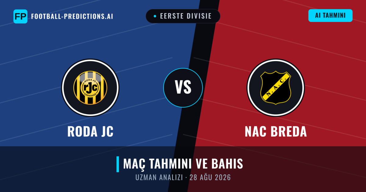 Roda JC - NAC Breda — maç tahmini ve önizleme